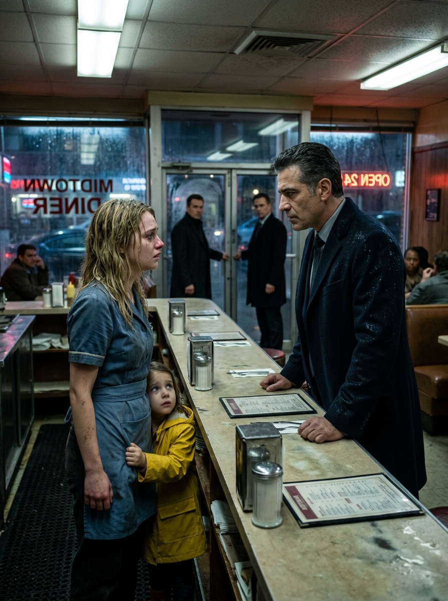 For Months, the Mafia Boss’s Daughter Refused to Speak to Anyone — Then the Waitress Tried to Leave, and the Child Whispered Five Words That Brought an Entire Empire to Silence