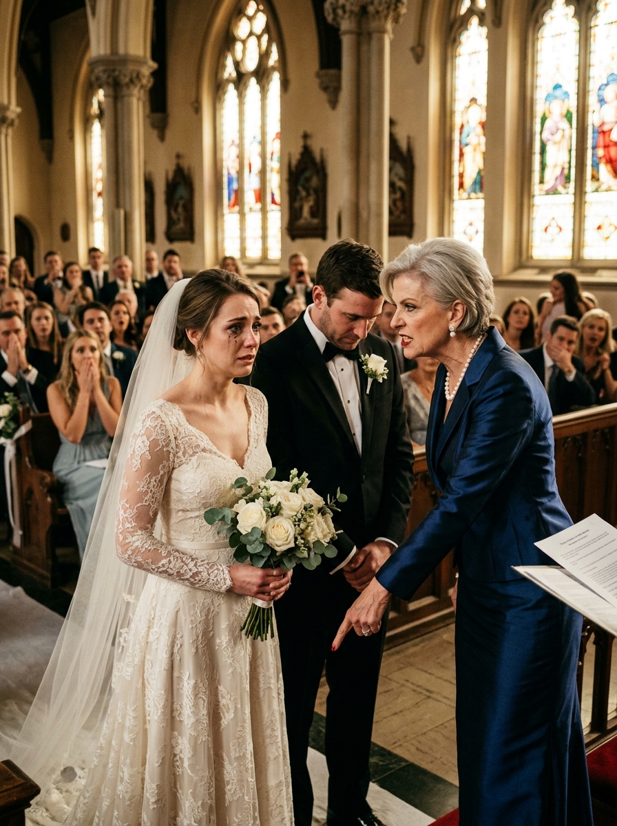 His Mother Stopped My Wedding And Told Me To Kneel In Front Of 350 Guests… But She Had No Idea My Grandmother Had Been Watching Her Family For Eight Months From Beyond The Grave