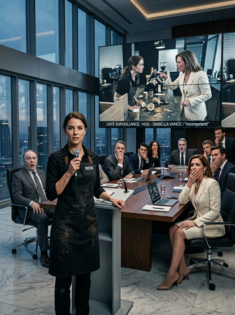 The Woman Everyone Called “Just a Barista” Controlled the Entire Building. Nobody Realized It Until the Footage Started Playing