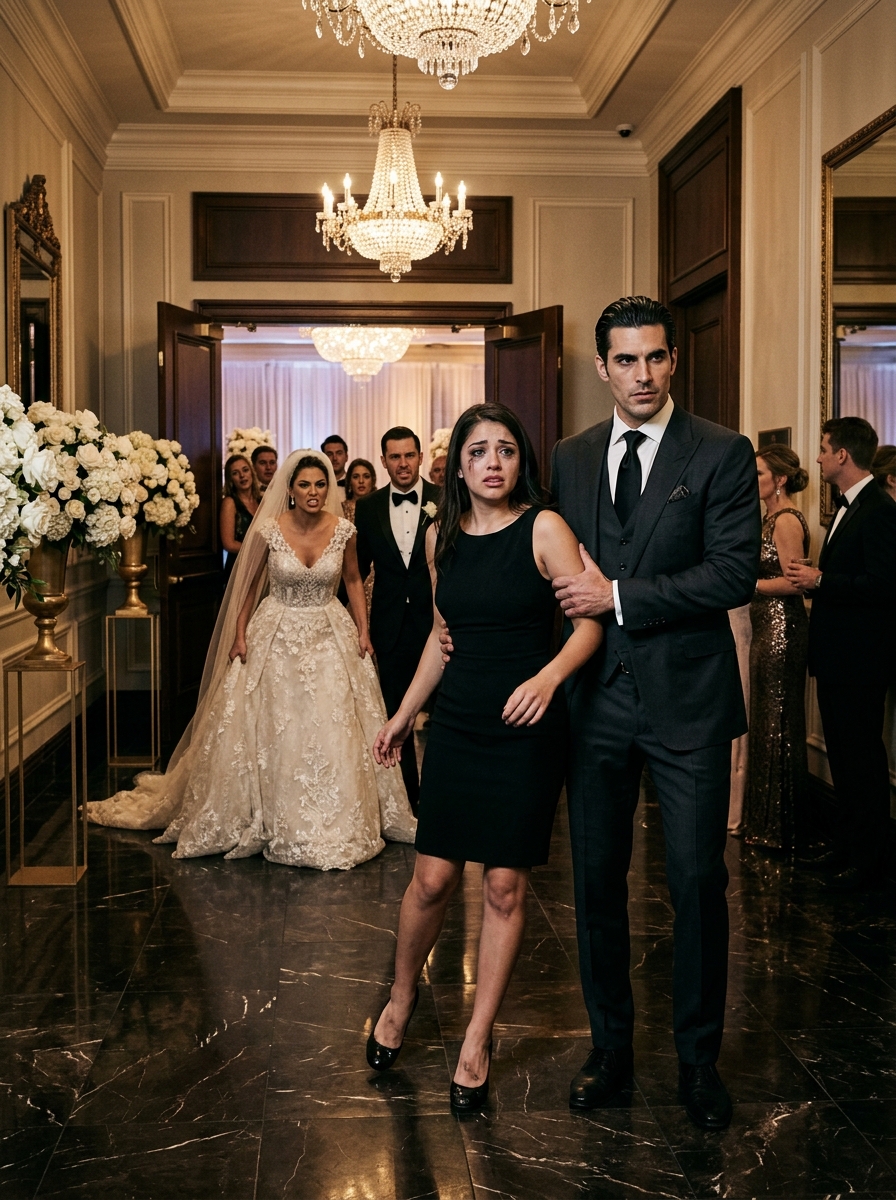 I Wore A $20 Dress To My Ex’s Wedding To Prove I Was Fine… Until I Literally Crashed Into A Mafia Boss Who Made Everyone Pay For My Pain