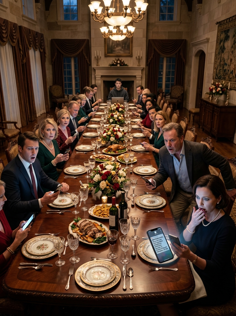 MY FAMILY SPENT THANKSGIVING DINNER CALLING ME A BROKE FAILURE AND AN EMBARRASSMENT… THEN EVERY PHONE AT THE TABLE BUZZED AT THE SAME TIME — AND I WATCHED 32 RELATIVES READ THE FORBES ARTICLE I ALREADY KNEW WAS COMING