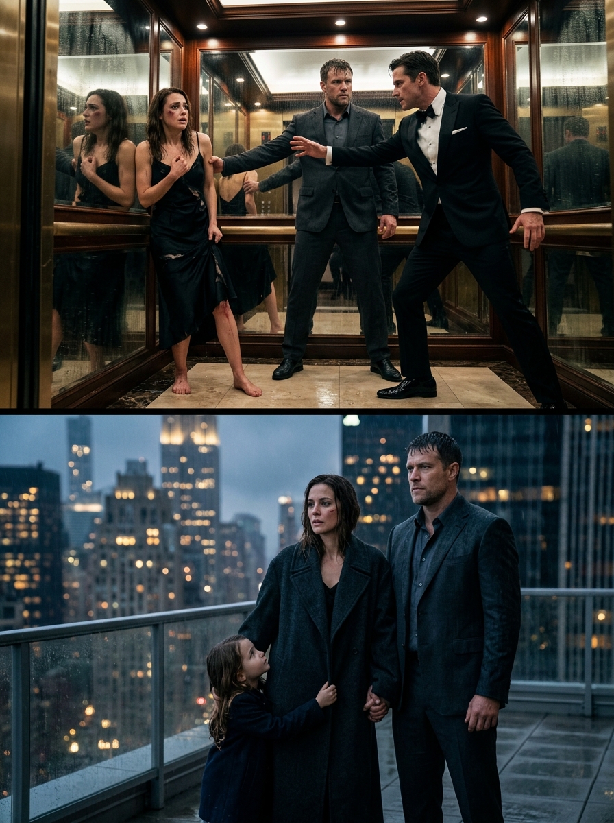 She Escaped a Billionaire Fiancé Through the Wrong Elevator… But the Man Waiting Inside Controlled an Empire Darker Than Power, and He Already Knew the Secret Daughter She Spent Five Years Hiding