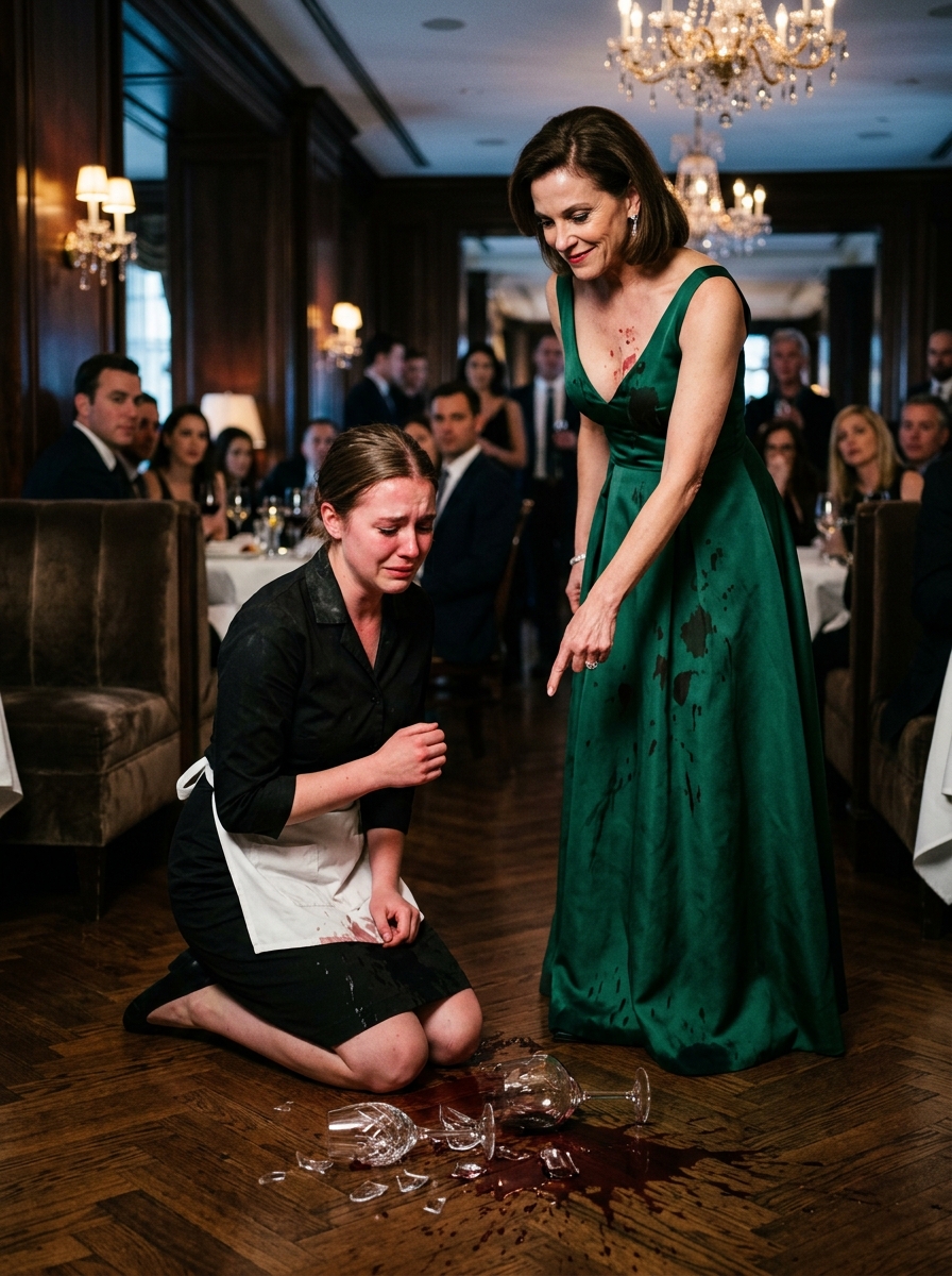 The Rich Heiress Thought She Could Destroy a Waitress Over a Spilled Drink. She Didn’t Know the Mafia King Was Watching