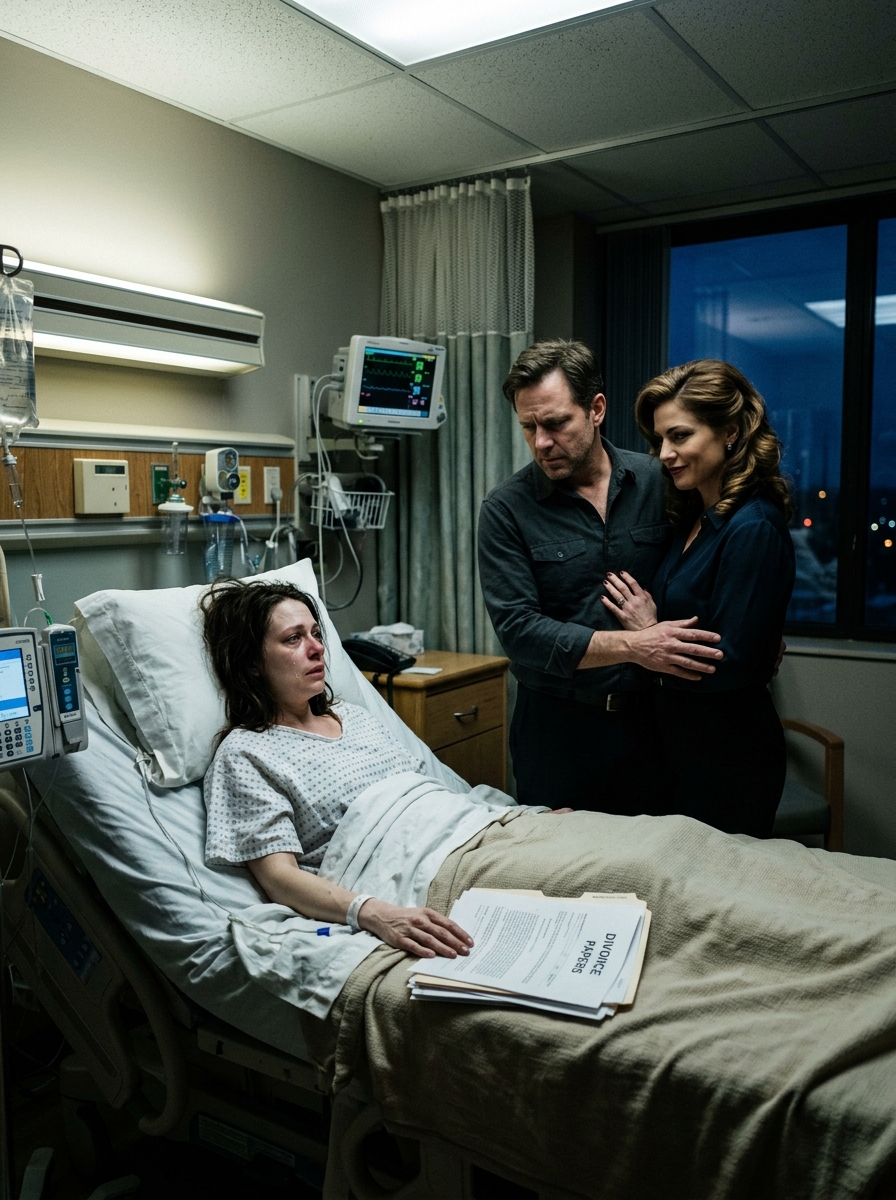 I Heard My Husband and His Mistress Planning Their Future Beside My Hospital Bed While They Thought I Couldn’t Hear Them
