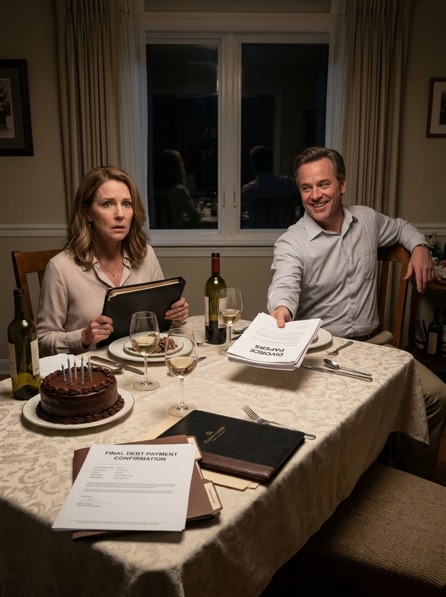 My Husband Handed Me Divorce Papers The Moment I Made His Final Debt Payment… And Said “Finally I Got What I Wanted” — But He Had No Idea What I’d Already Prepared