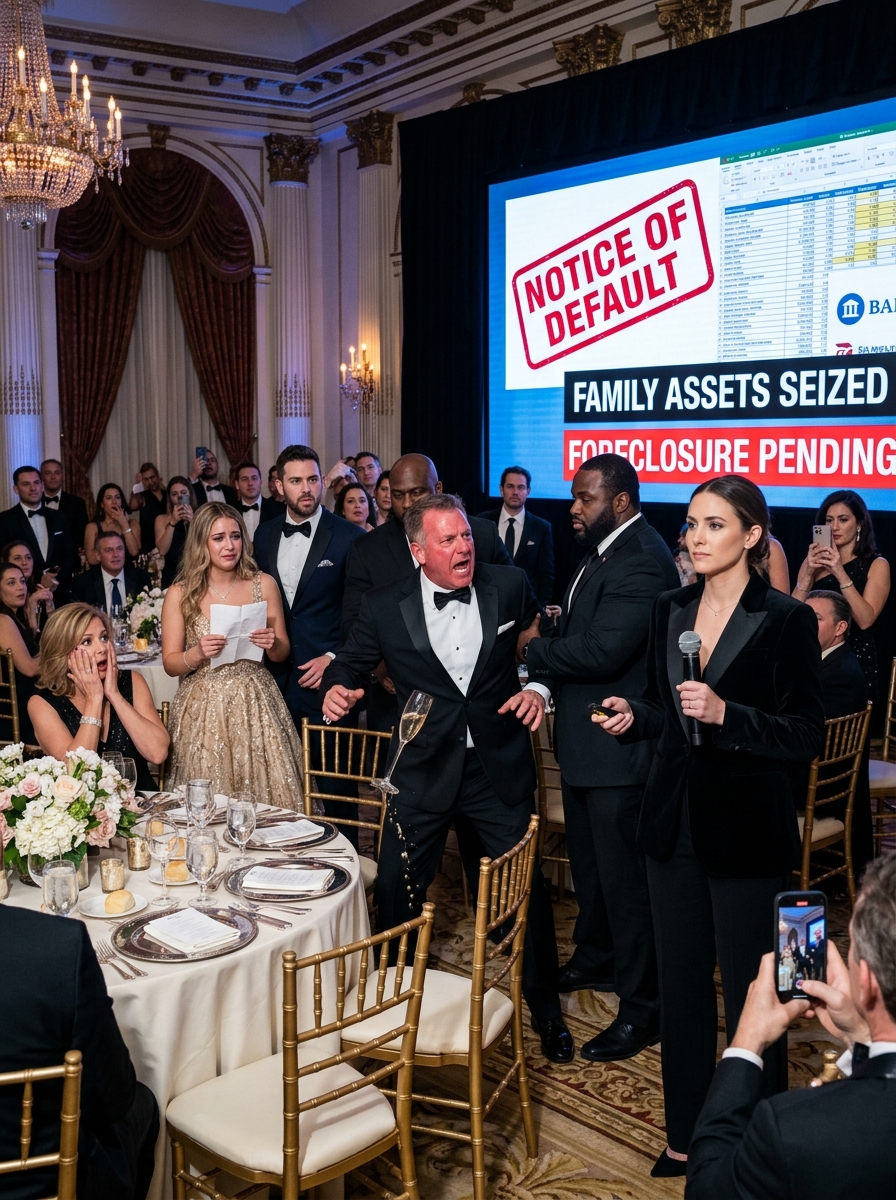 MY FATHER GAVE MY SISTER THE FAMILY ESTATE AT THEIR ANNIVERSARY GALA IN FRONT OF 200 GUESTS AND CALLED IT “LEGACY”… BUT I WAS THE ONE WHO PAID FOR THE ENTIRE PARTY — AND I HAD AN HDMI CABLE AND A FORENSIC AUDIT READY TO GO