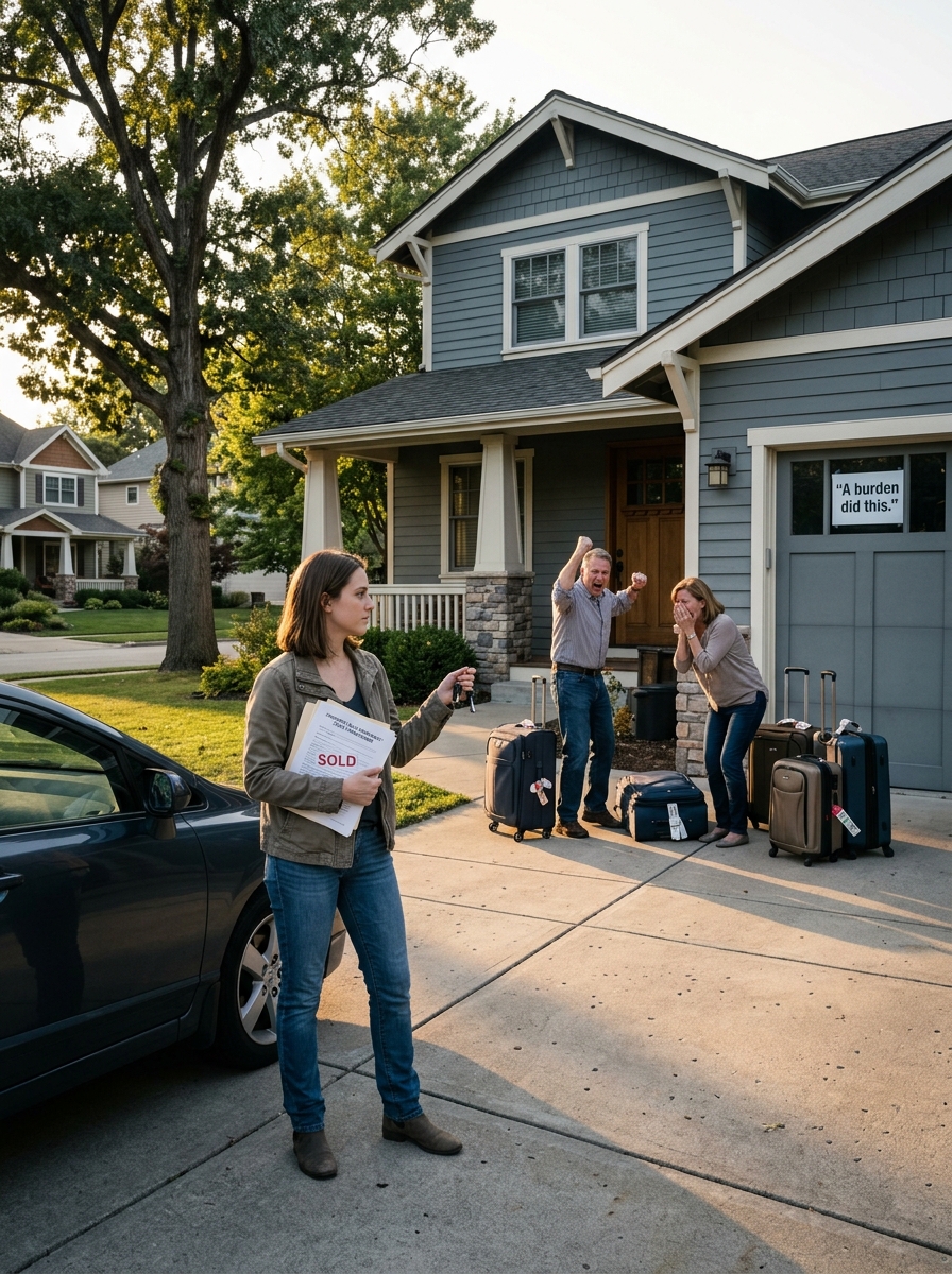 My Father’s Phone Pocket-Dialed Me While He Laughed And Called Me A Burden… So I Sold The House He Was Planning To Take Before He Landed Back From Italy