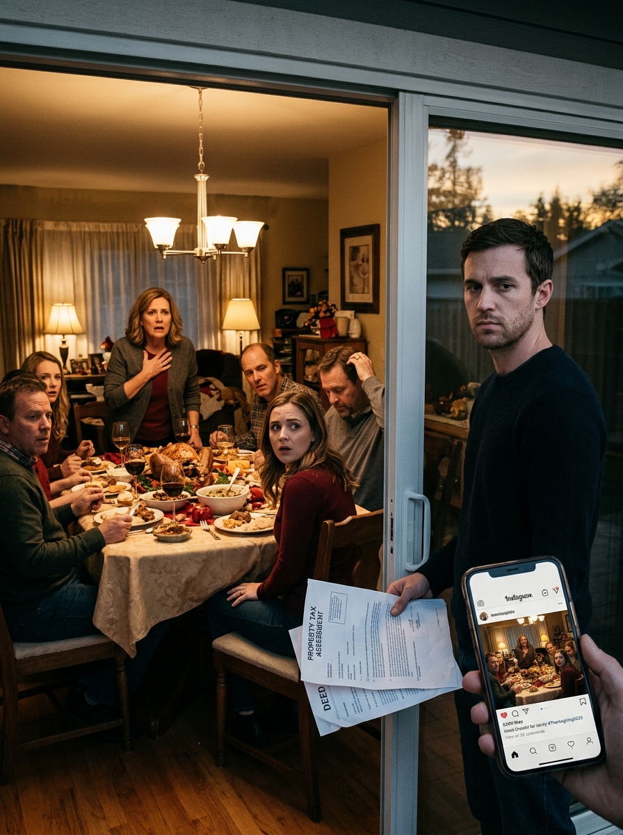 My Family Excluded Me From Thanksgiving And Posted A Photo Of The Empty Chair Where I’d Sit… But The House They Were Celebrating In Is Mine — And I Proved It In Court