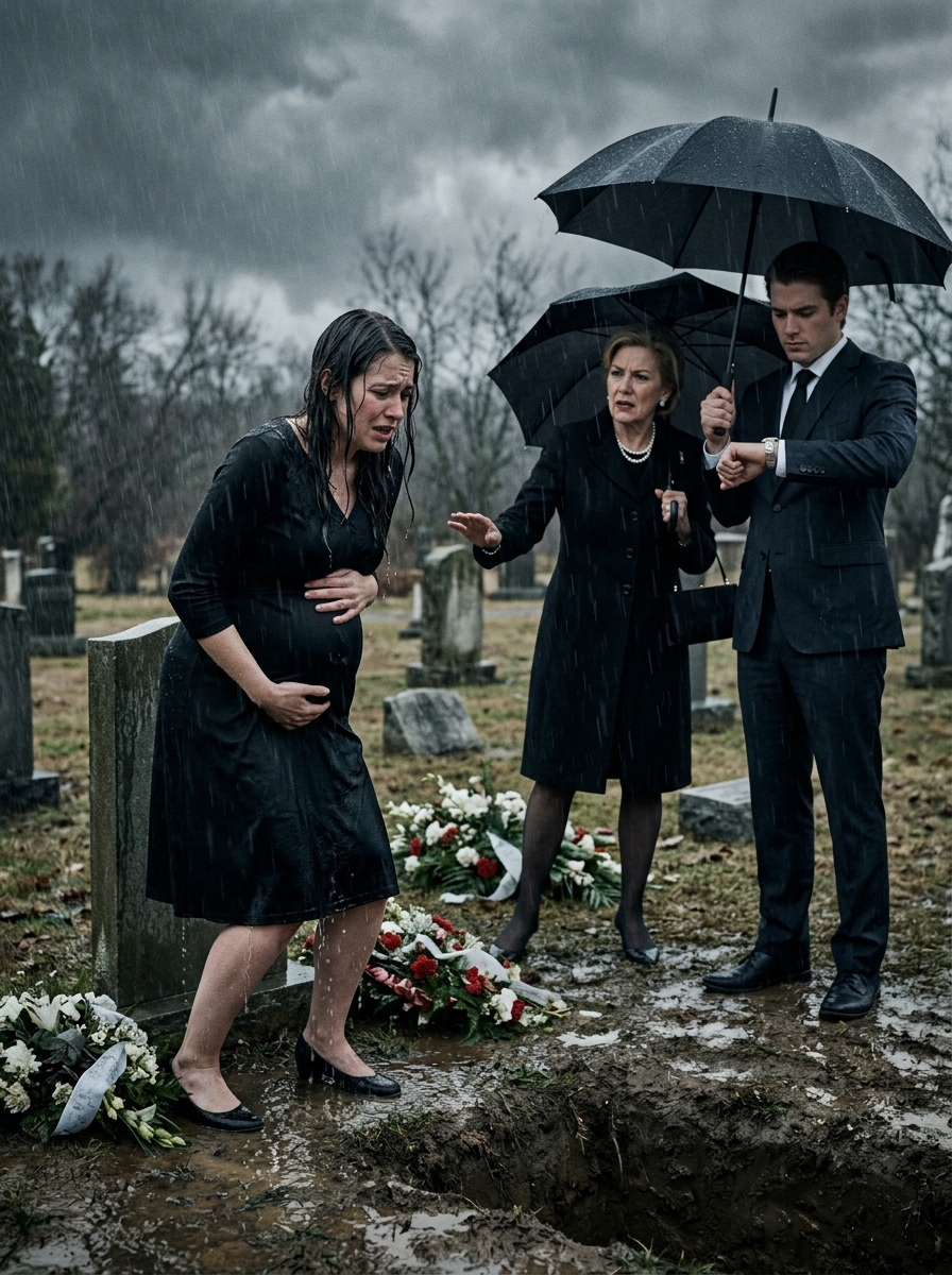 My Water Broke At My Husband’s Funeral — His Mother Told Me To Call A Taxi — I Gave Birth Alone — And When She Showed Up Twelve Days Later Asking About “Her Grandchild,” I Had One Question