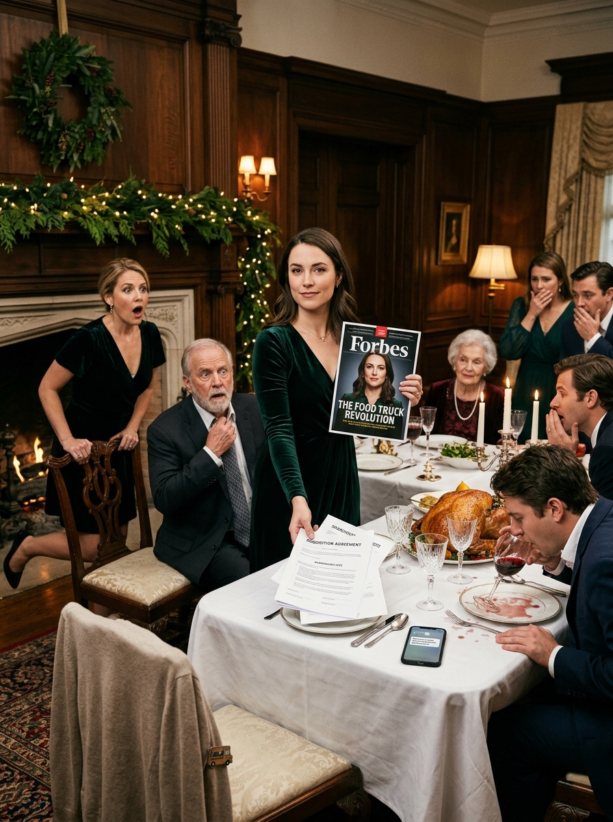 My Family Mocked Me At Christmas Dinner For Leaving My Corporate Job To Run A Food Truck… But They Had No Idea The Empire They’d Been Laughing At For Three Years Was About To Own Everything They’d Built