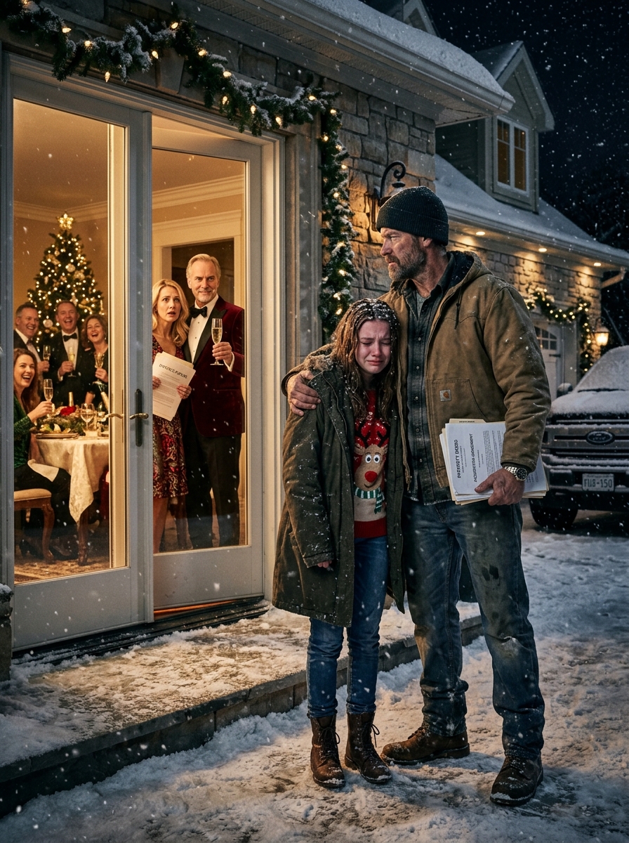 My Wife’s Family Mocked Me As The Poor Handyman For Eight Years… But They Never Knew The Company Paying Their Mortgages Belonged To Me — Until The Night They Locked My Daughter Outside In The Snow