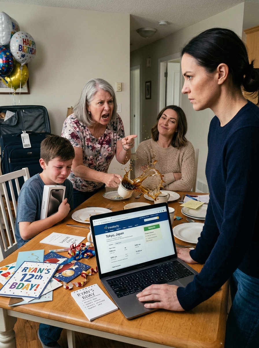 My Mother And Sister Demanded I Cancel My Son’s Birthday Party To Punish Him For Not Lending His Phone… So I Canceled It — And Took Him To Tokyo For Two Weeks Instead