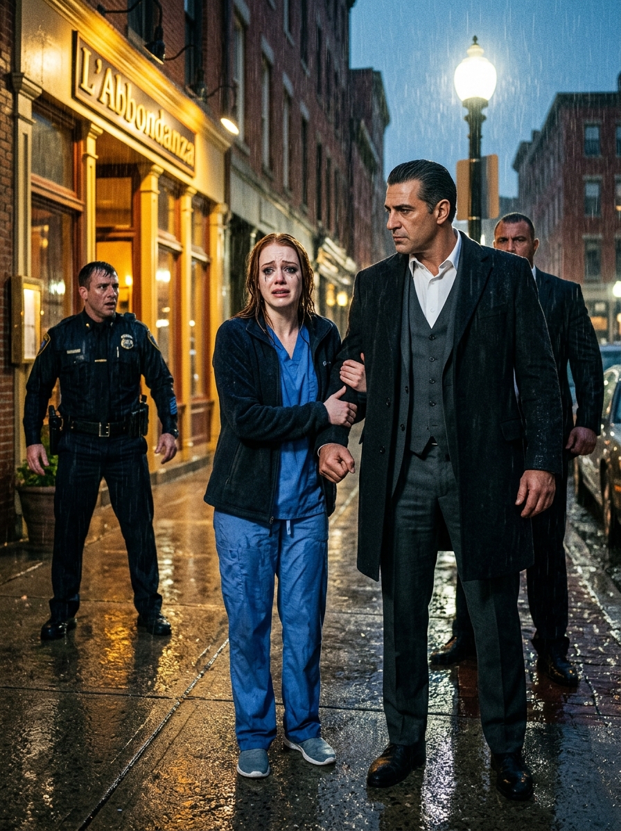 She Grabbed A Stranger’s Hand In The Rain To Escape Her Abusive Ex… But The Man She Grabbed Was The Mafia Boss Who’d Been Watching Over Her For Six Months — And He Already Knew Why Her Ex Was In Boston