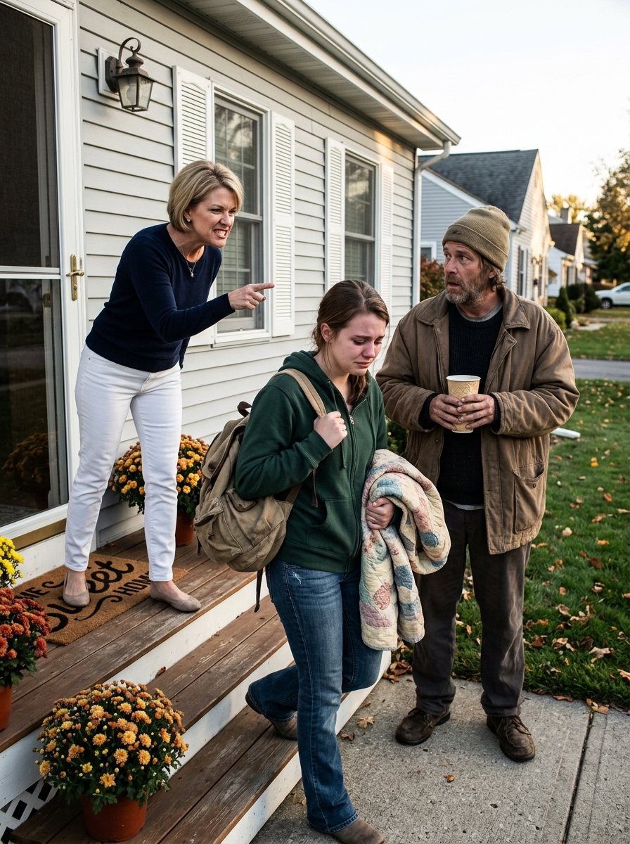 Her Stepmother Told A Homeless Man “Take Her, She’s Yours” — Jade Picked Up Her Backpack And Walked Out — But What They Built Together Next Was Something Her Stepmother Never Imagined Was Possible