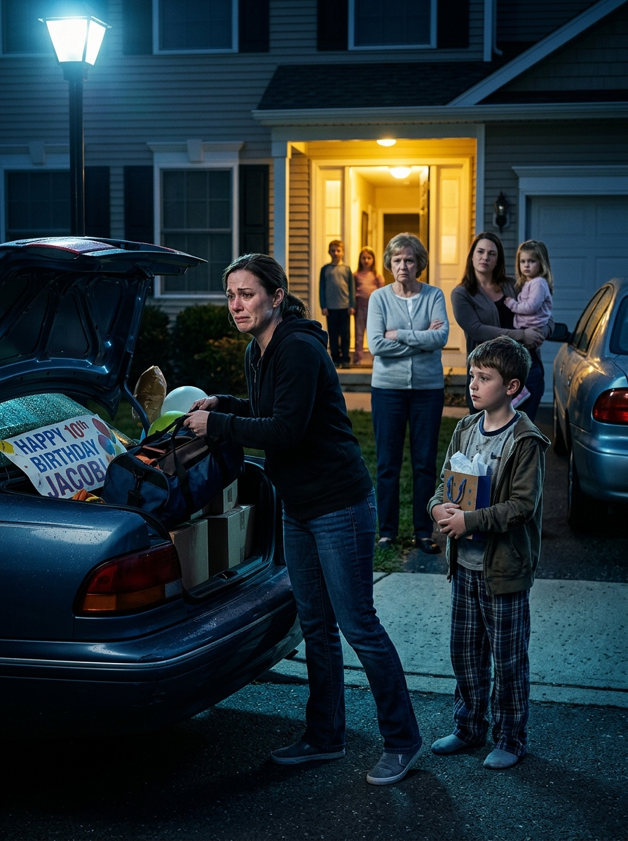 My Mom Cancelled My Son’s 10th Birthday Party Because My Sister’s Kids Might Feel Left Out… So I Packed Our Things At 4AM And Left Without A Word — A Year Later, They Finally Understood What They’d Thrown Away