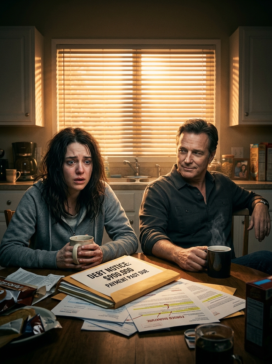 MY OWN FATHER SLID AN ENVELOPE ACROSS THE BREAKFAST TABLE AND TOLD ME I OWED HIM $900,000… BUT HE DIDN’T KNOW I’D ALREADY CALLED THE ONE PERSON WHO WOULD HELP ME BURN HIS ENTIRE LIE TO THE GROUND