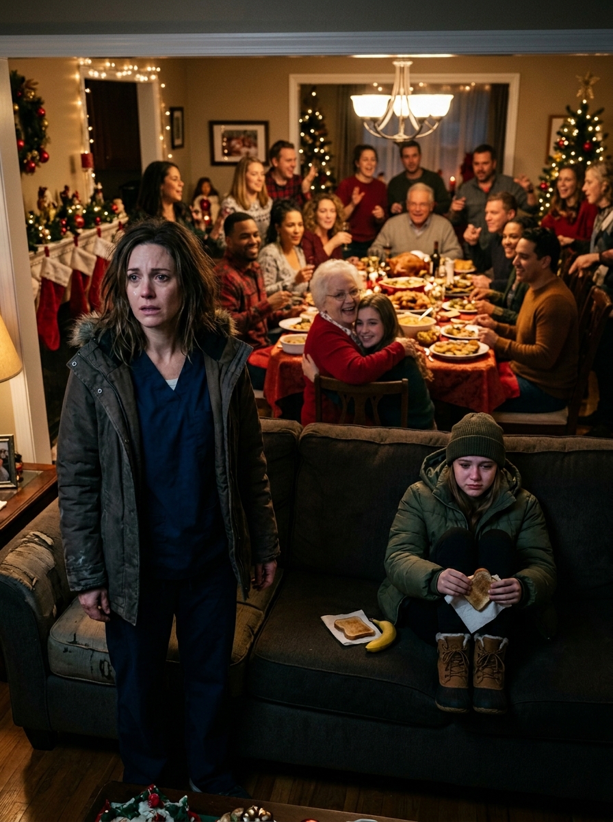 I BOUGHT MY PARENTS A HOUSE, PAID THEIR BILLS, AND SAVED STRANGERS’ LIVES ON CHRISTMAS EVE… BUT THEY LEFT MY DAUGHTER ALONE IN THE COLD EATING TOAST — SO I LEFT AN ENVELOPE ON THEIR DOORSTEP THAT MADE THEM SCREAM
