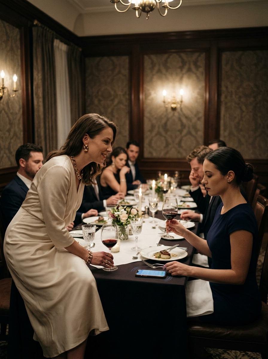 She Called Me “The Charity Case” At My Cousin’s Engagement… Then My Phone Buzzed And Everything Changed—But Not How I Expected