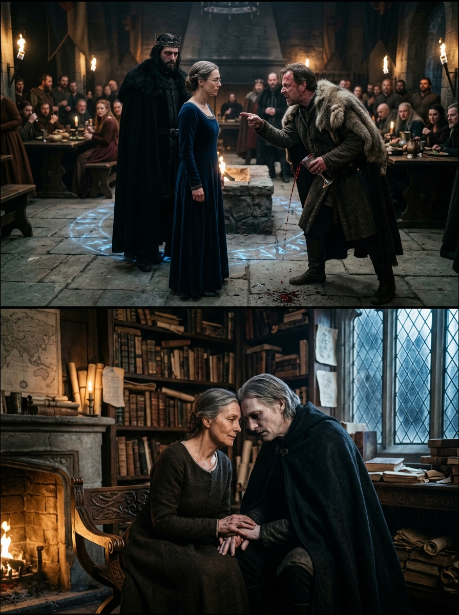 They Brought the Baron’s Overlooked Daughter to Court as an Afterthought. By Midnight, the Immortal King Claimed Her as His Own