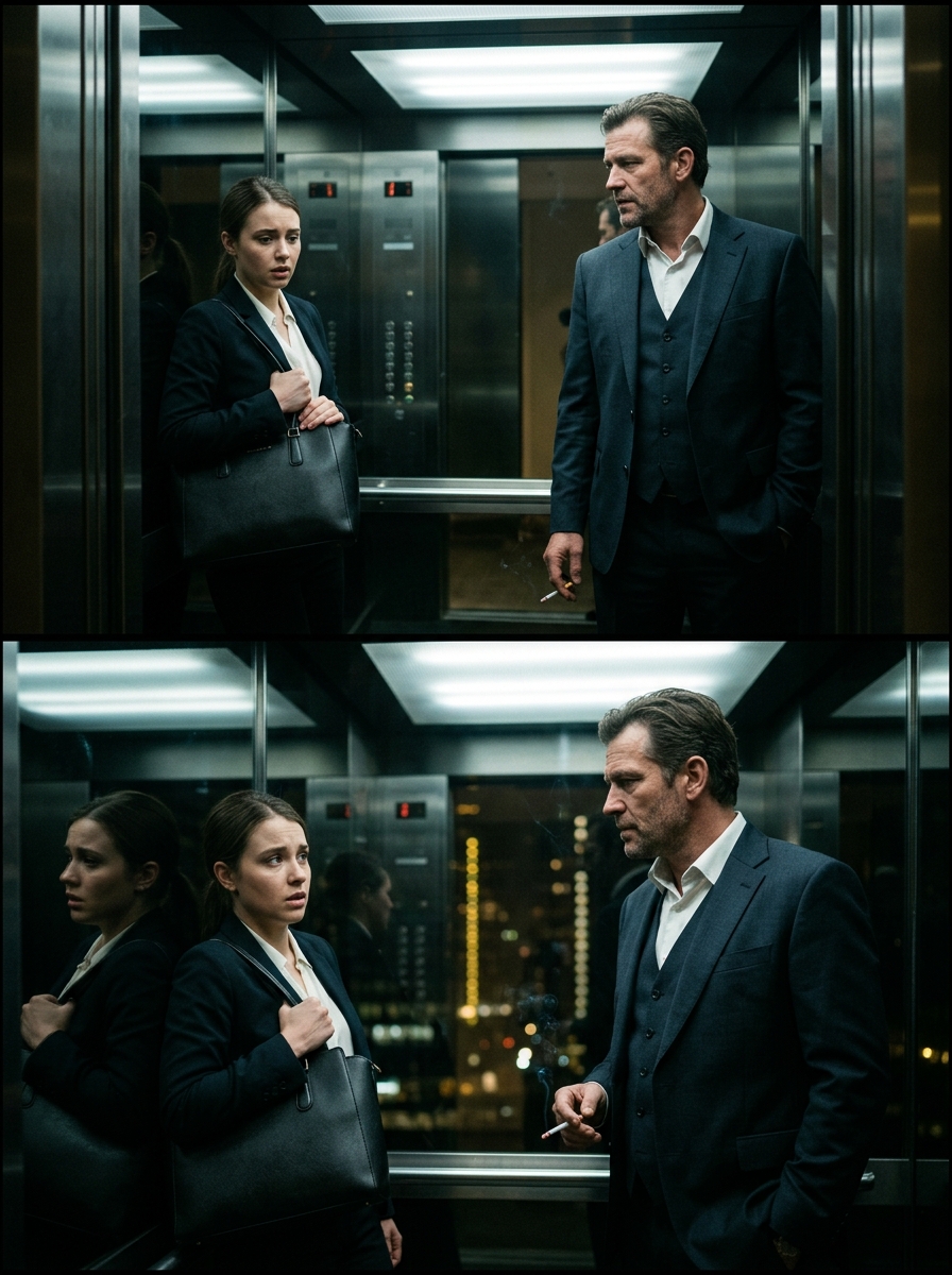 She Stepped Into the Wrong Elevator… The Mafia Boss Was Already There and Noticed Everything