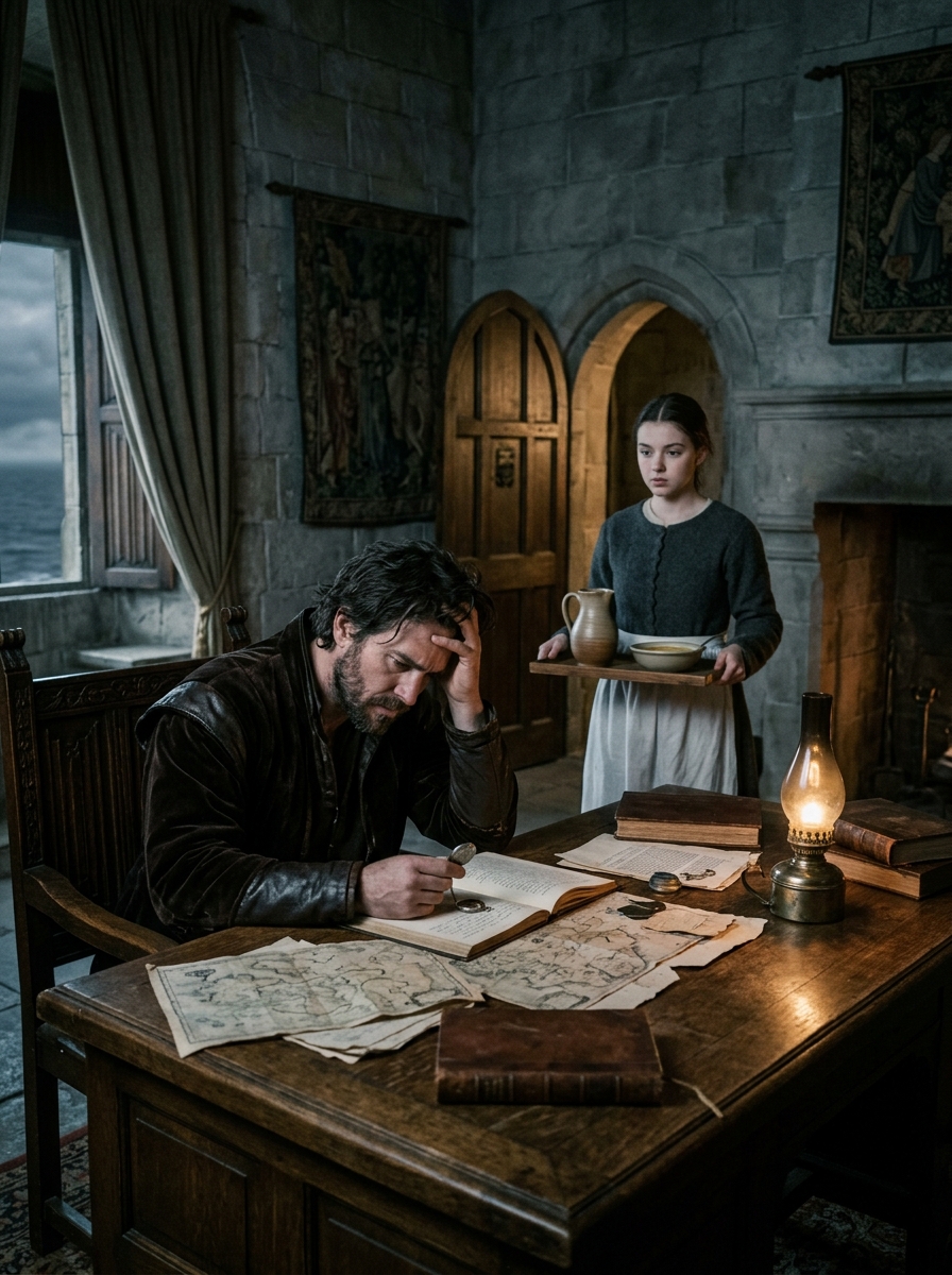 The Alpha King Locked Himself Away After His Mate Died at Sea. The Servant Girl Found the Secret Buried Inside His Grief