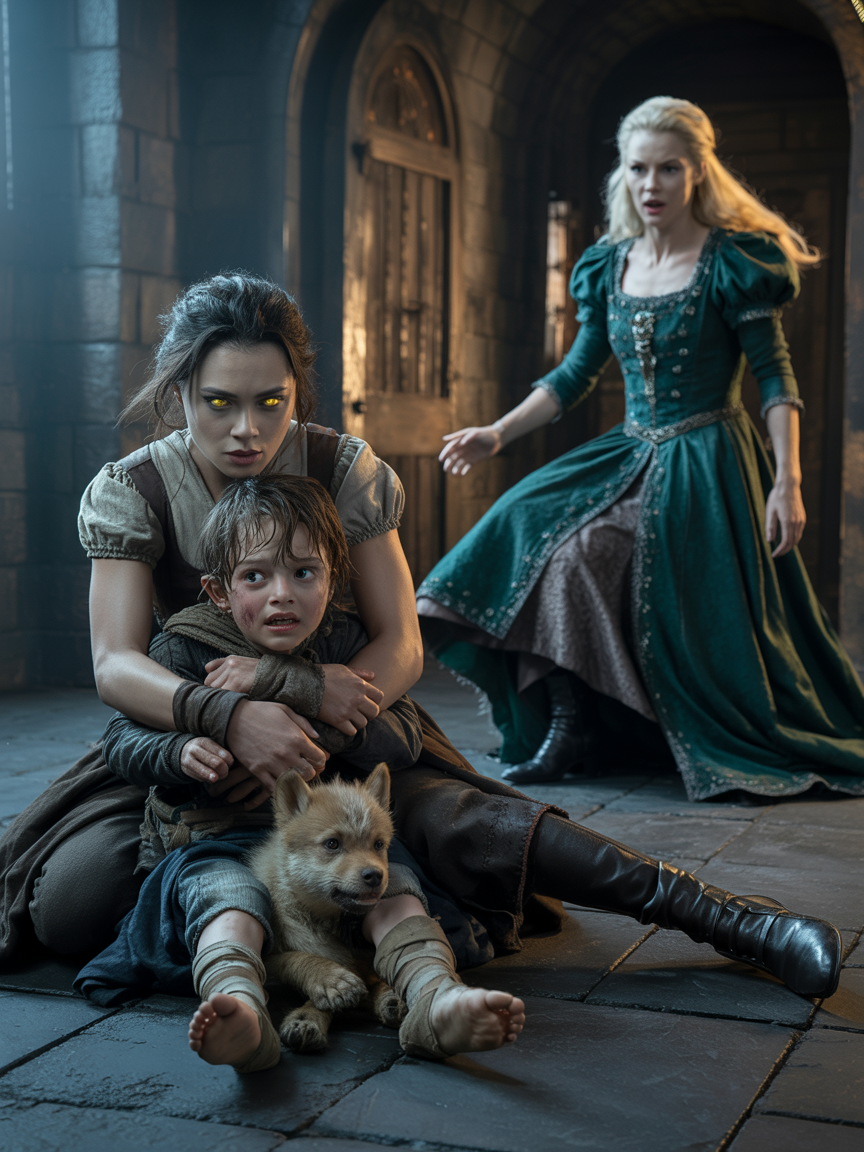 The Alpha King Thought the Quiet Maid Was Protecting a Broken Child – But the Maid Did Something Daring