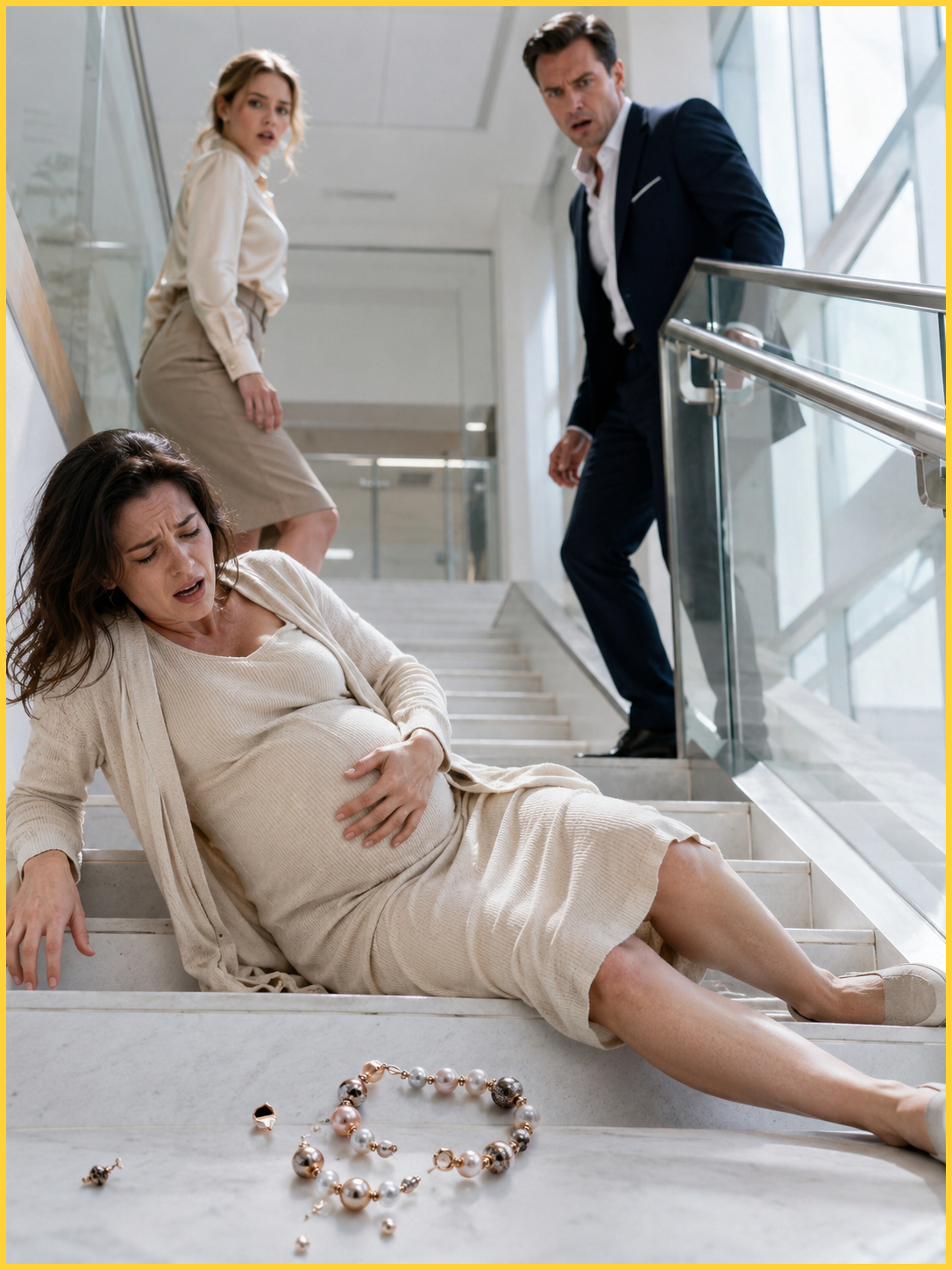 His Mistress Pushed His Pregnant Wife Down a Hospital Stairwell — Then a Broken Bracelet Exposed the Scheme He Thought Would Stay Hidden