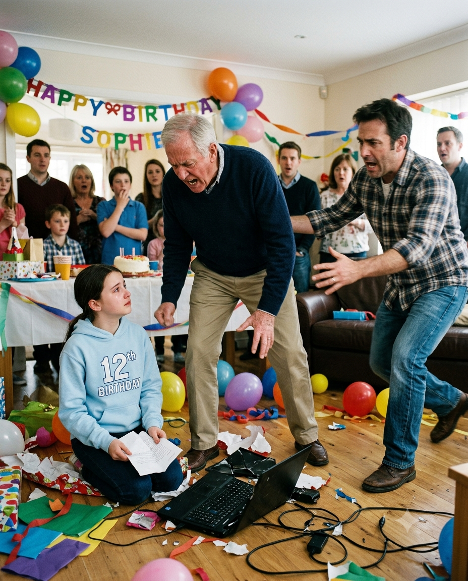 My Father Smashed My Daughter’s Birthday Laptop and Yelled “This Is Your Punishment for Being Selfish.” My Daughter Asked Him One Question. He Hasn’t Spoken Since