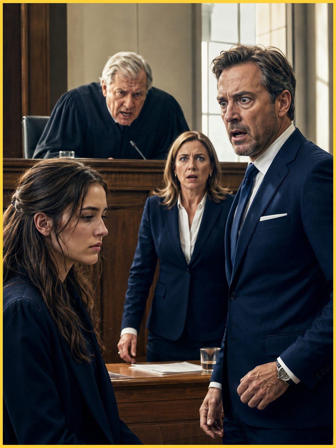 In court, my father roared, ‘She only ever embarrasses me!’ I stayed silent. The judge leaned forward, eyes narrowing, and said, ‘You really don’t know, do you?’ His lawyer froze. My father’s face drained of color. ‘Wait… what?’