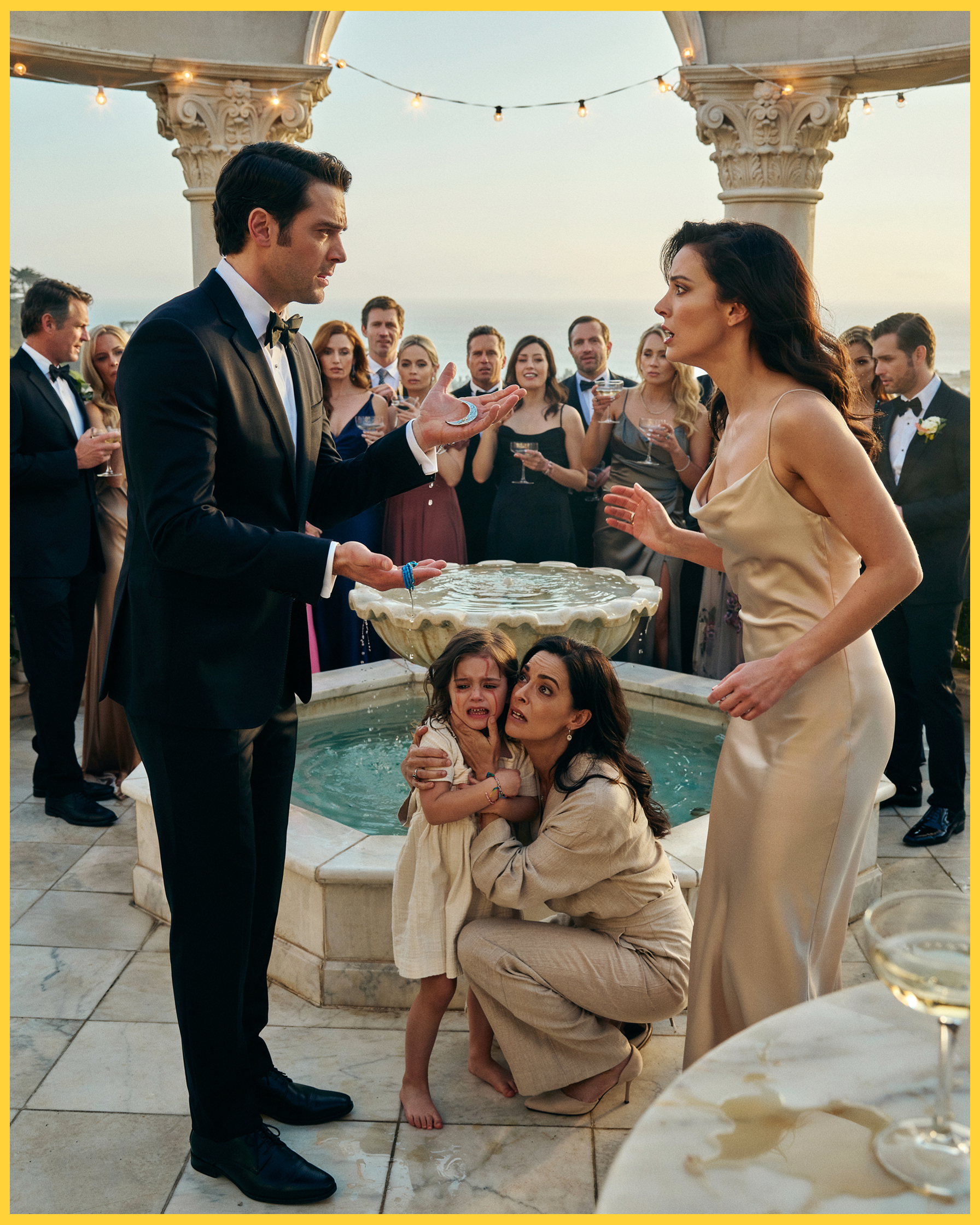 She Tore a Little Girl’s Handmade Bracelet From Her Wrist During a Billionaire’s Engagement Party — He Didn’t Know the Charm at the Bottom of the Fountain Belonged to His Dead Brother