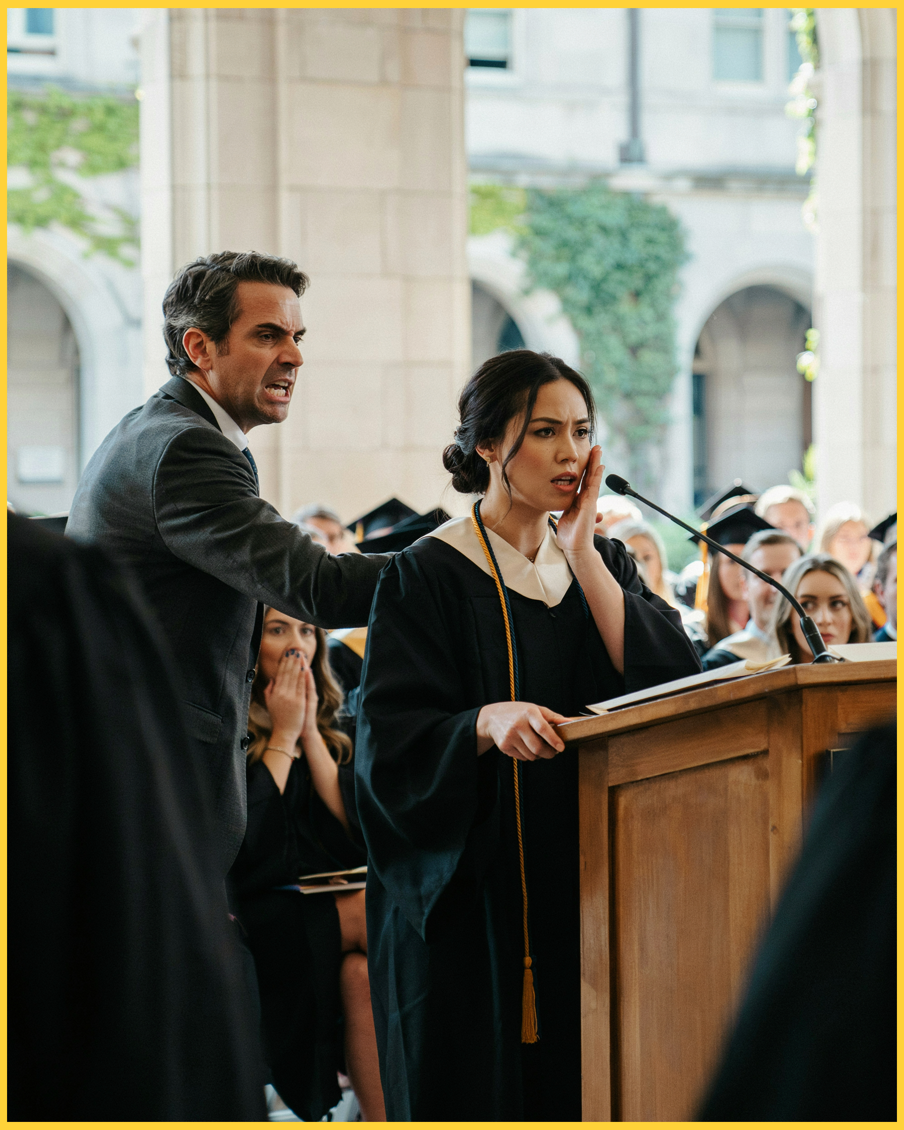 My Father Slapped Me at My Nursing Graduation and Called Me a Thief — Then I Took the Mic and Read the Account He Thought I’d Never Find