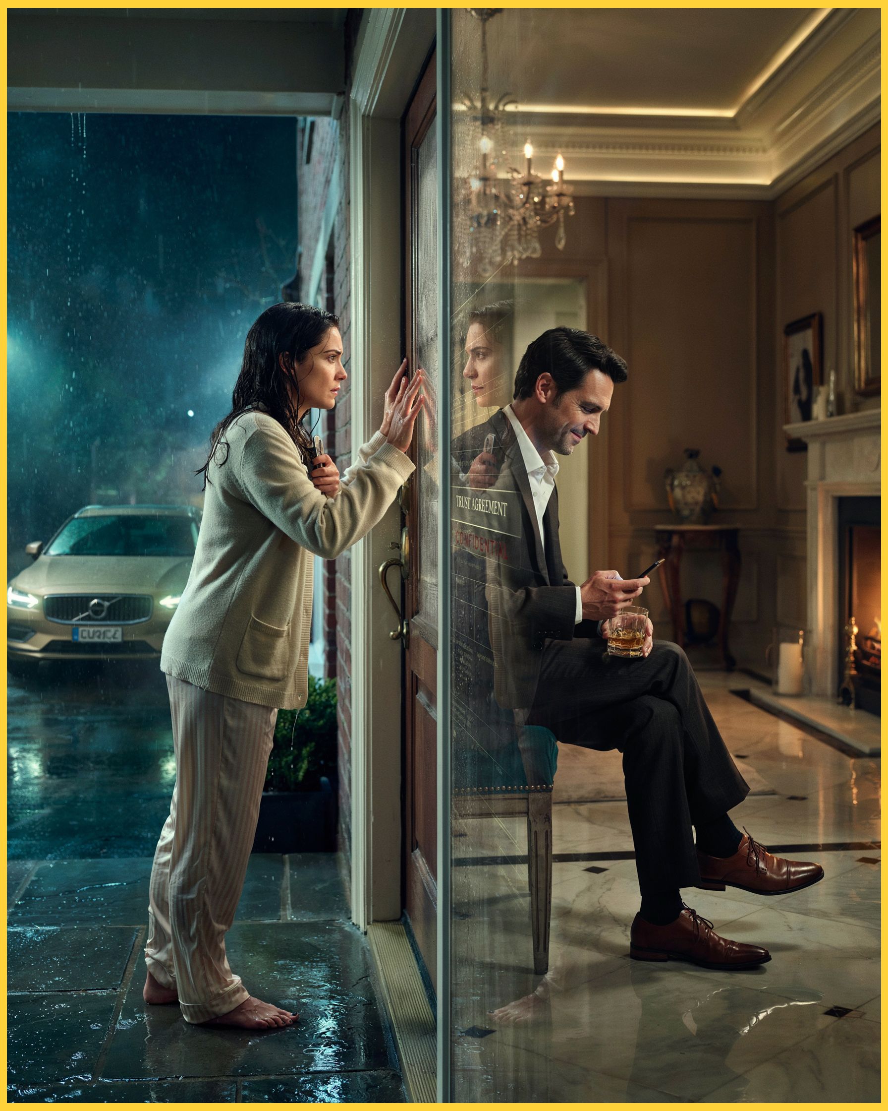 My Husband Locked Me Outside in Freezing Rain After I Found His $85,000 Transfer — He Didn’t Know the House He Called Ours Had Never Belonged to Him