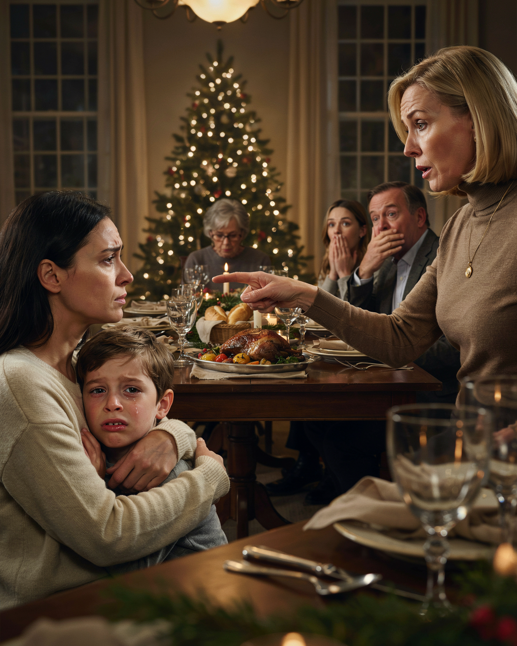 My Sister Called My Son A “Bastard” For 5 Years — At Christmas Dinner, I Exposed Her Husband’s Affair And Her Career Collapse In Front Of Everyone