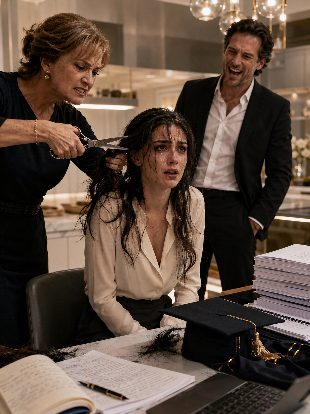 The night before Selena Ward’s PhD defense, her husband and mother-in-law cut her hair to humiliate her into staying home. But when Selena walked into the examination room anyway, the family discovered that the lead examiner already knew what Hunter had stolen—and whose work he had been passing off as his own.