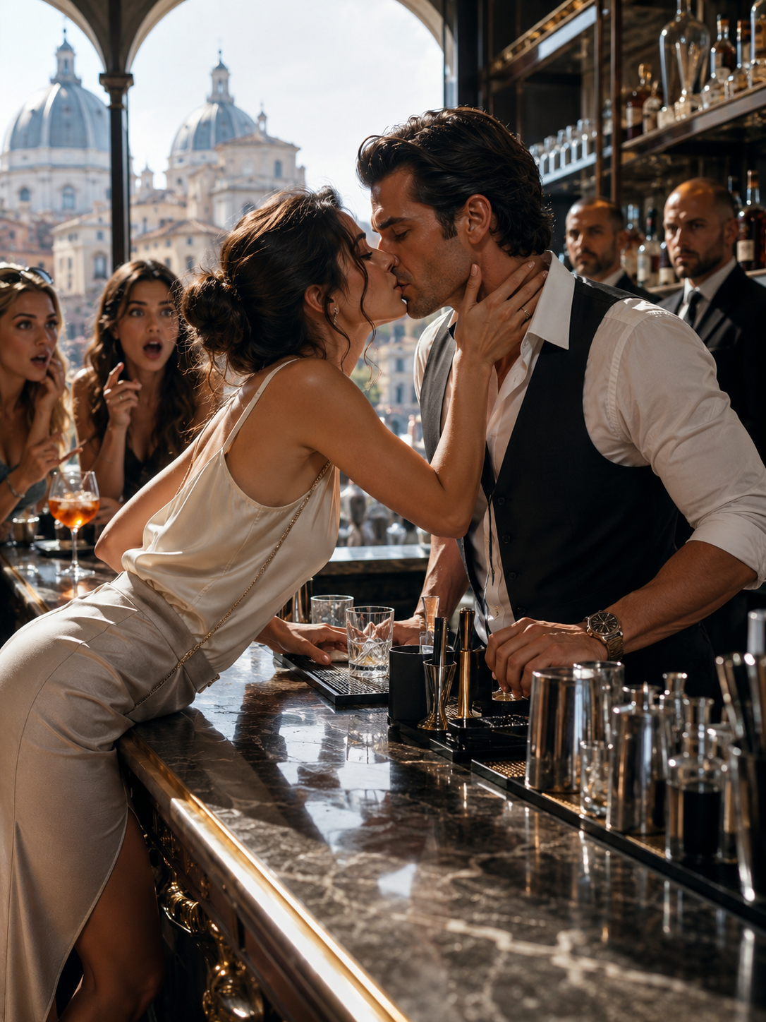 She Kissed the Hotel Bartender on a Dare — Not Knowing He Was a Mafia Boss