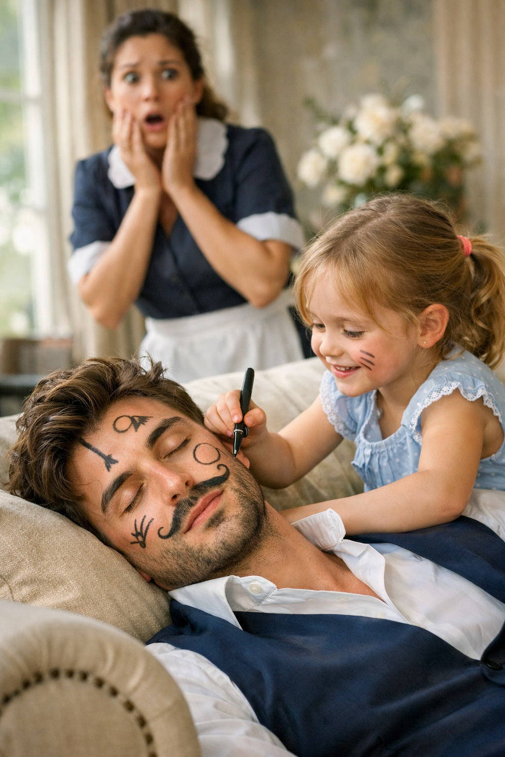 A Billionaire Tested His Housekeeper’s Little Daughter to See If She Would Steal – Then She Whispered Something That Made the Lonely Millionaire Finally Open His Eyes