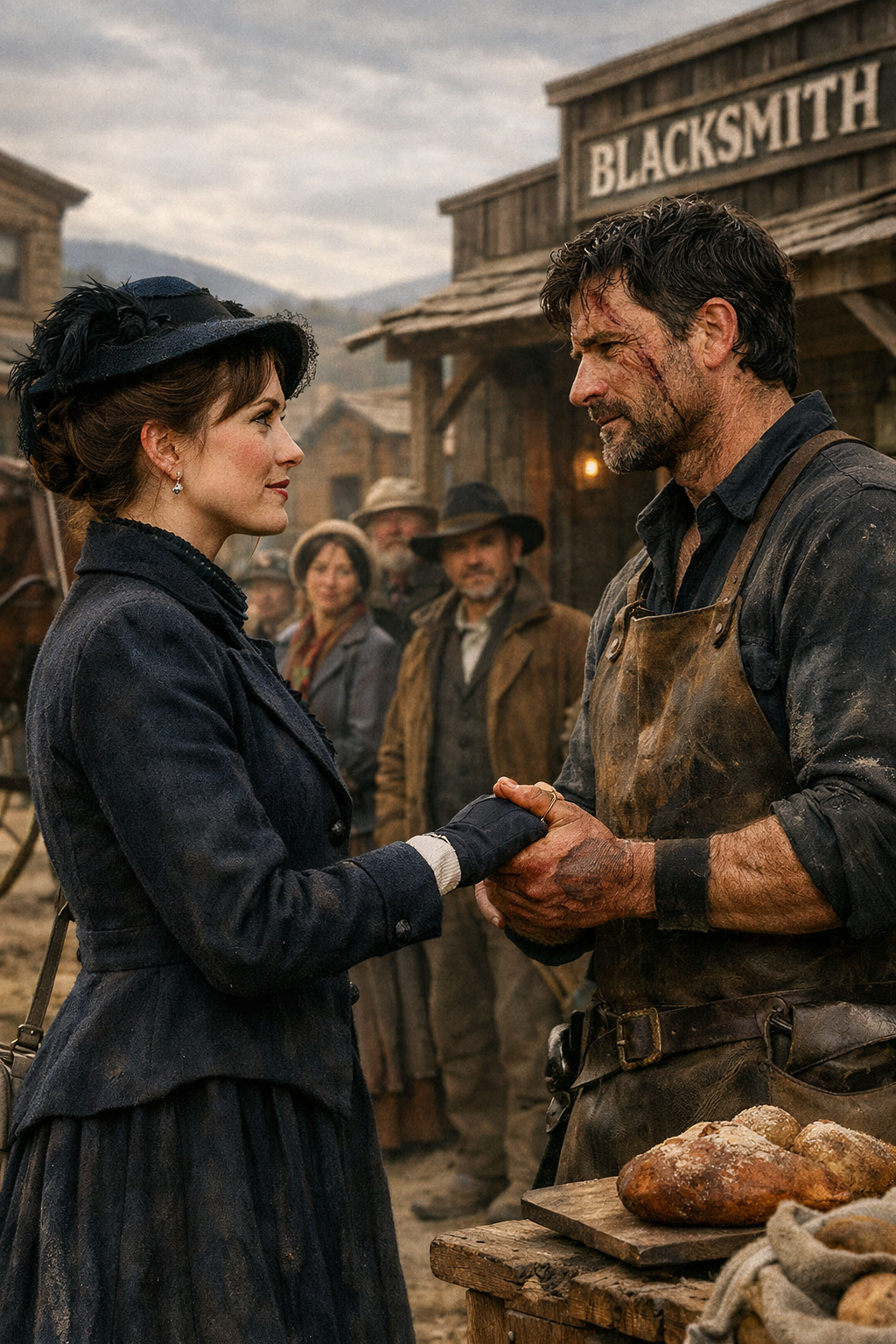 They said no woman would ever marry the scarred blacksmith in Cedar Hollow, and for eleven years they were right. Then one afternoon, a widow from Boston stepped off the stagecoach, walked straight through a crowd waiting to watch her change her mind, and reached for the hand every other stranger avoided. The town thought that was the ending of an impossible story. They had no idea it was only the beginning, because before winter was over, one terrible night would force both of them to discover whether honesty, kindness, and love could survive the one thing Eli Brennan feared more than loneliness itself.