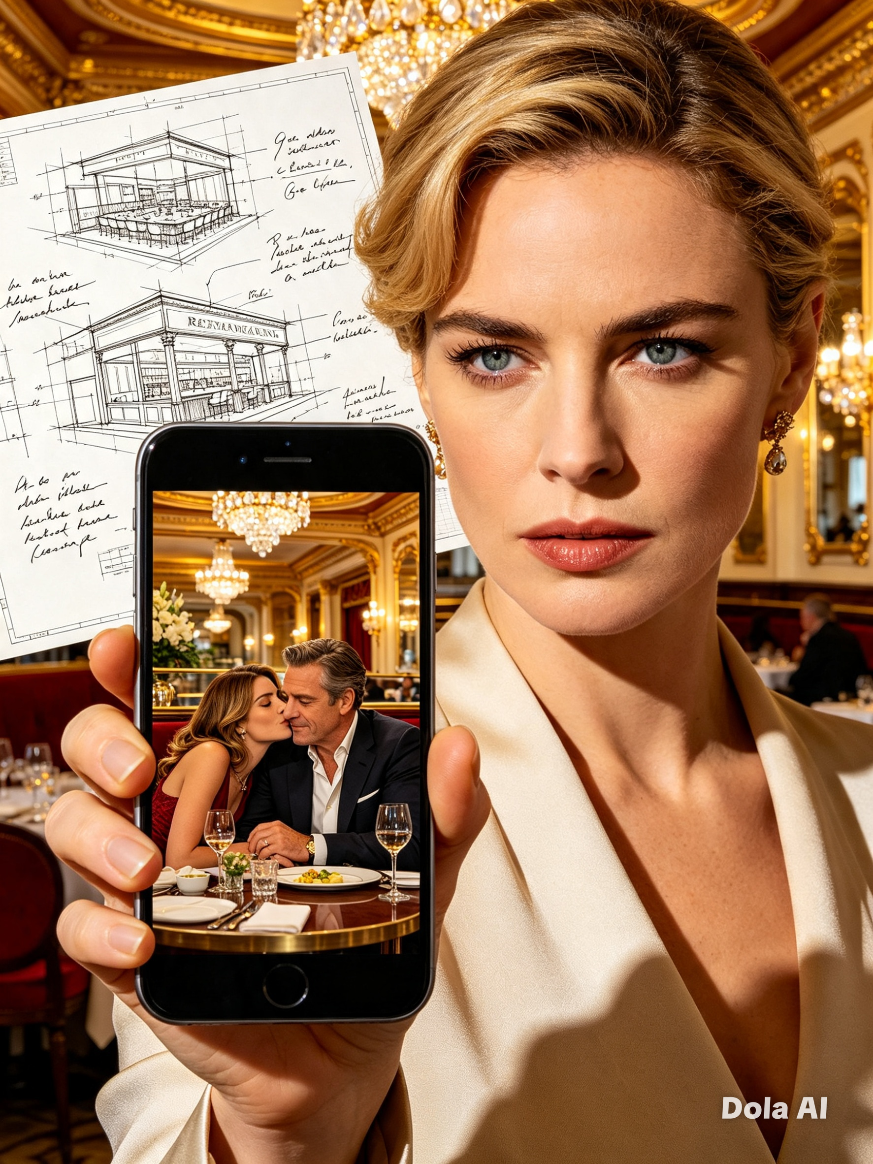 My husband’s misstres sent me a photo of herself leaning on my husband, expecting tears, rage, maybe a desperate confrontation. Instead, I saw something she didn’t: proof that the restaurant he claimed as his masterpiece had been standing on work no one ever credited to me.