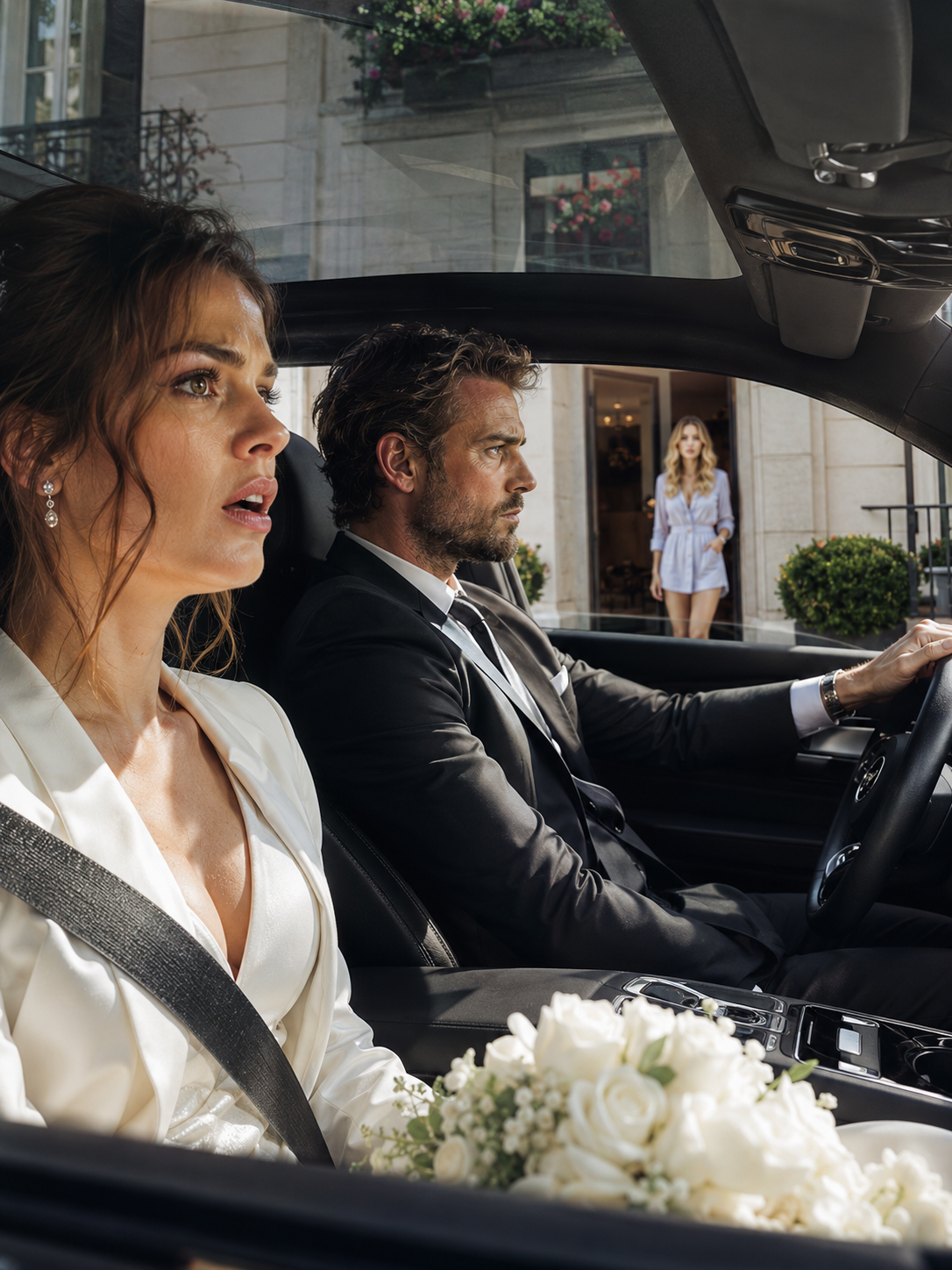 The Morning After My Wedding, My Husband Said “Take Us Home” — Then His Car Navigated Straight to My Best Friend’s Apartment