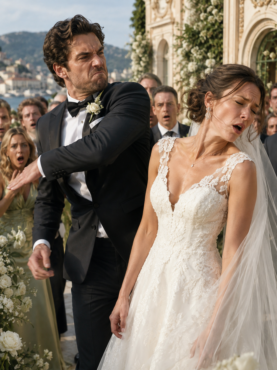 39 minutes after I became his wife, my husband slapped me in front of three hundred wedding guests because I asked about the evidence his family had buried for years. He thought the slap would silence me. He did not know I had already hidden a recording beneath the flowers—and that my dead father’s voice was waiting to be heard.