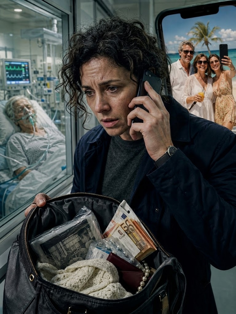 While grandma was fighting for her life in the Covid ICU, my parents were busy posting Caribbean vacation photos with my sister, captioned: ‘Enjoying the moment.’ I flew home alone. But when I opened grandma’s hospital bag and uncovered what they had hidden inside, I dialed the police—and that was when the real nightmare began.