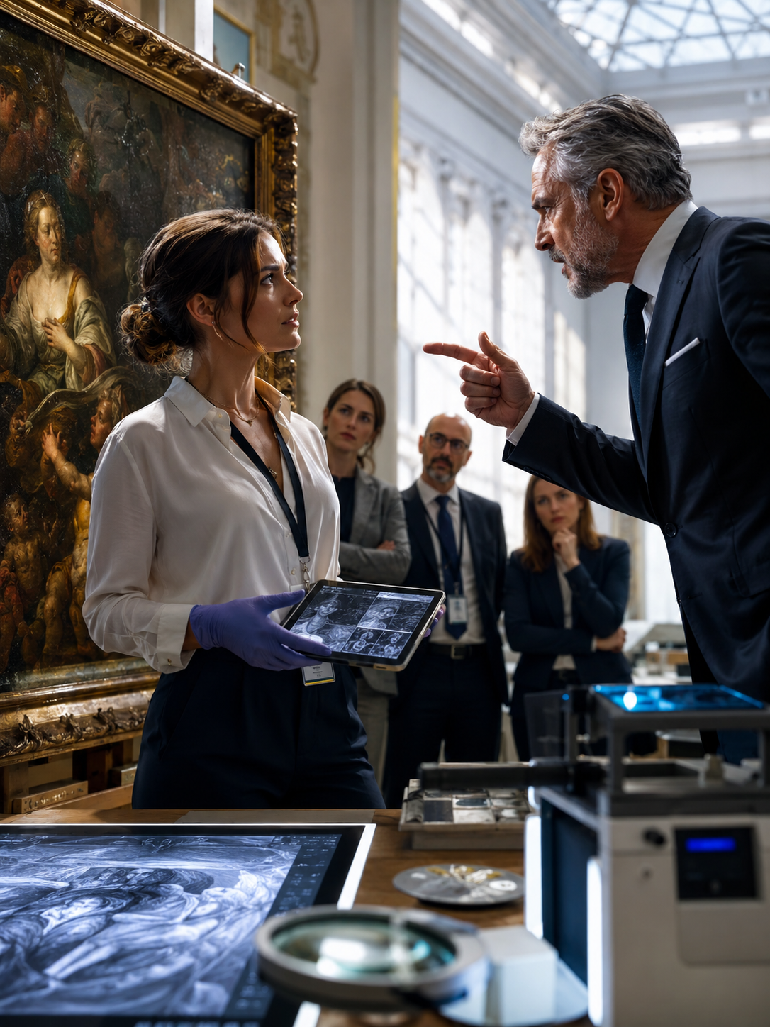 When a priceless painting was exposed as suspicious, the museum needed someone to blame. They chose me — the conservator who had documented every layer, every scan, and every mistake someone powerful thought I would never find.