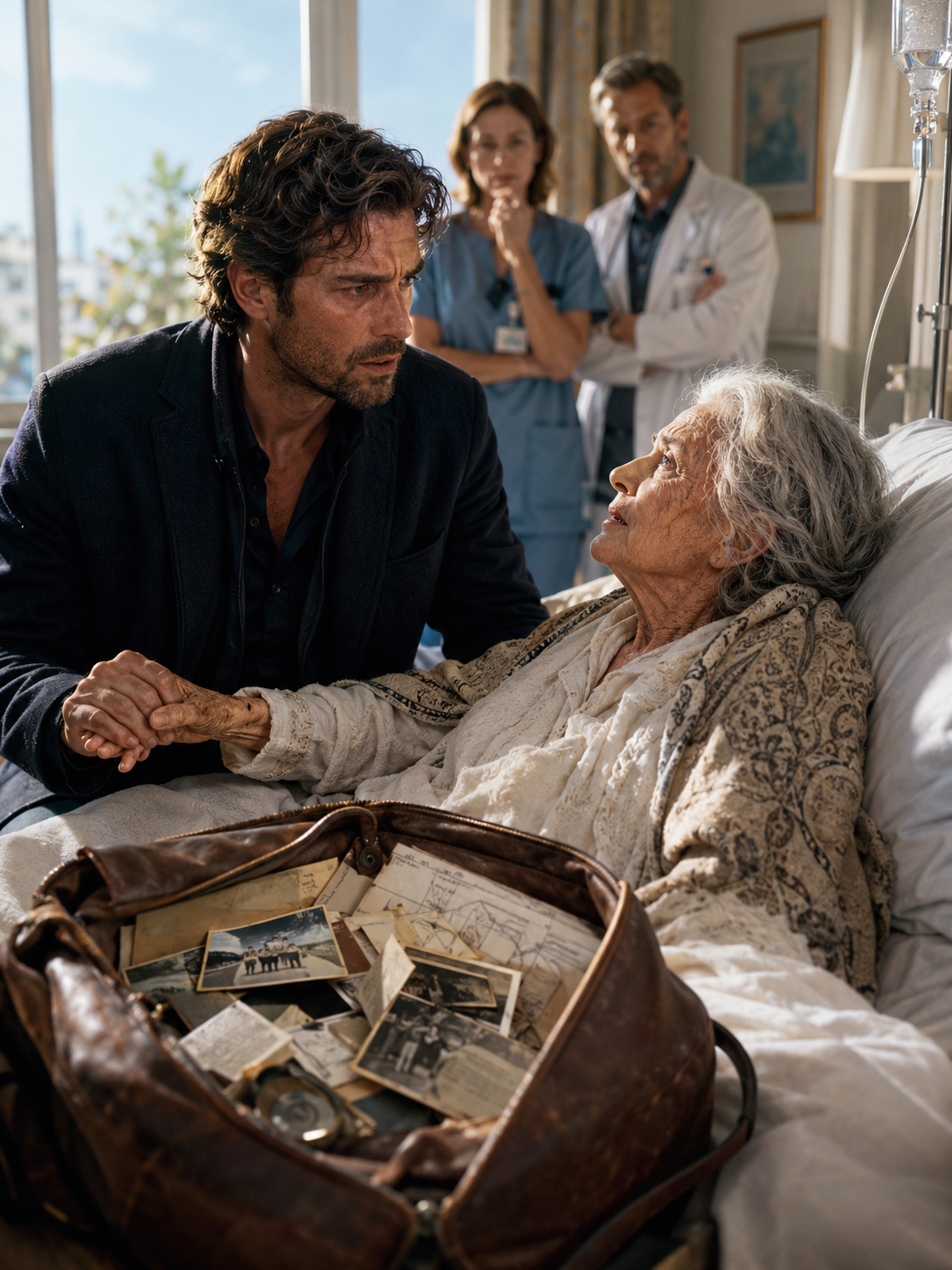 When a dying woman in hospice asked me to marry her, everyone assumed it was the confused wish of a lonely old patient. But she had spent forty years being called paranoid for telling the same impossible story about a ferry, a cover-up, and the people who buried her name. Then she left me the one bag she never let anyone touch — and everything inside suggested she had never been mad at all.